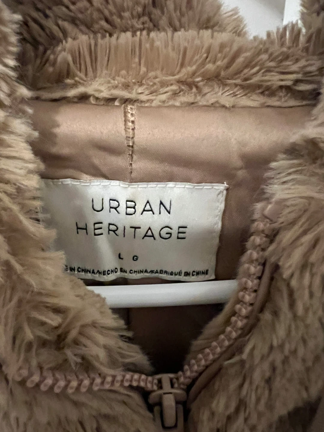 Urban Heritage Fuzzy Hoodie - Size L - photo 2