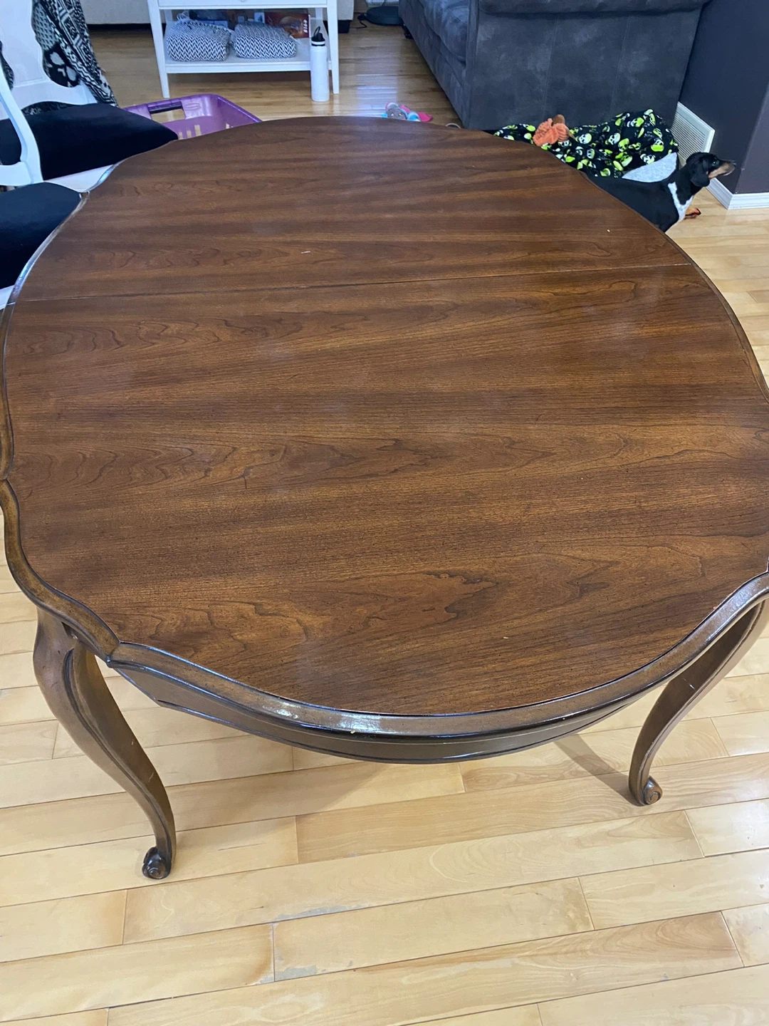 Vintage Oval Dining Table with 4 Chairs - photo 2