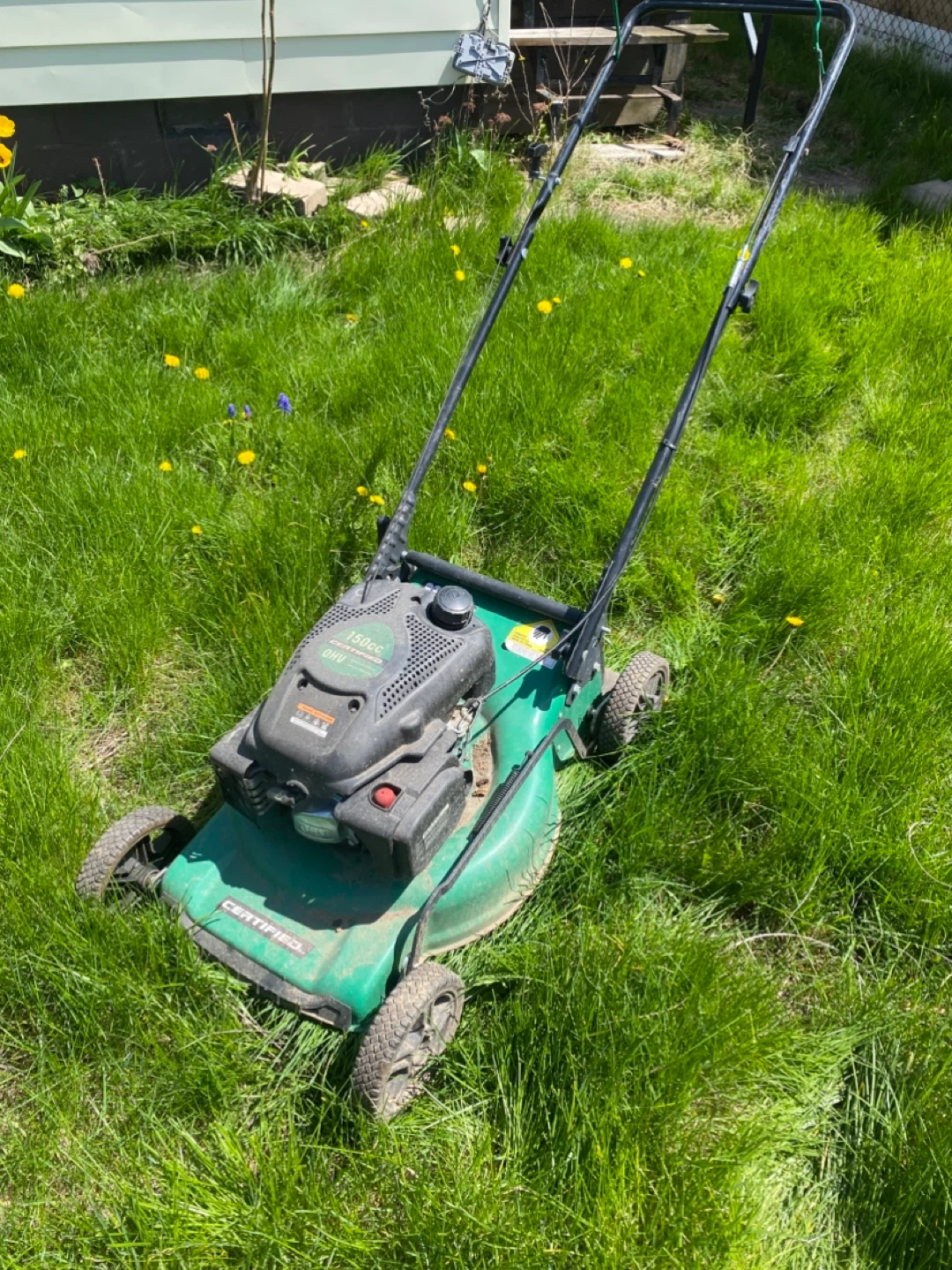Certified 150cc OHV Lawnmower