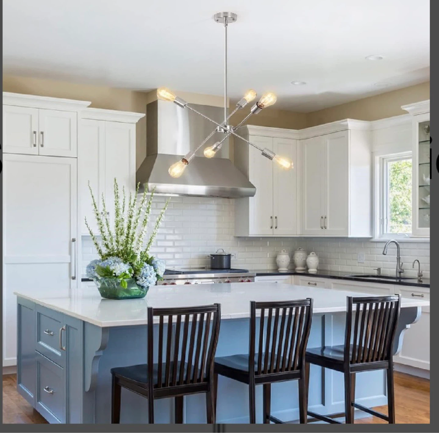 Sputnik Chandelier Light Fixture - photo 2