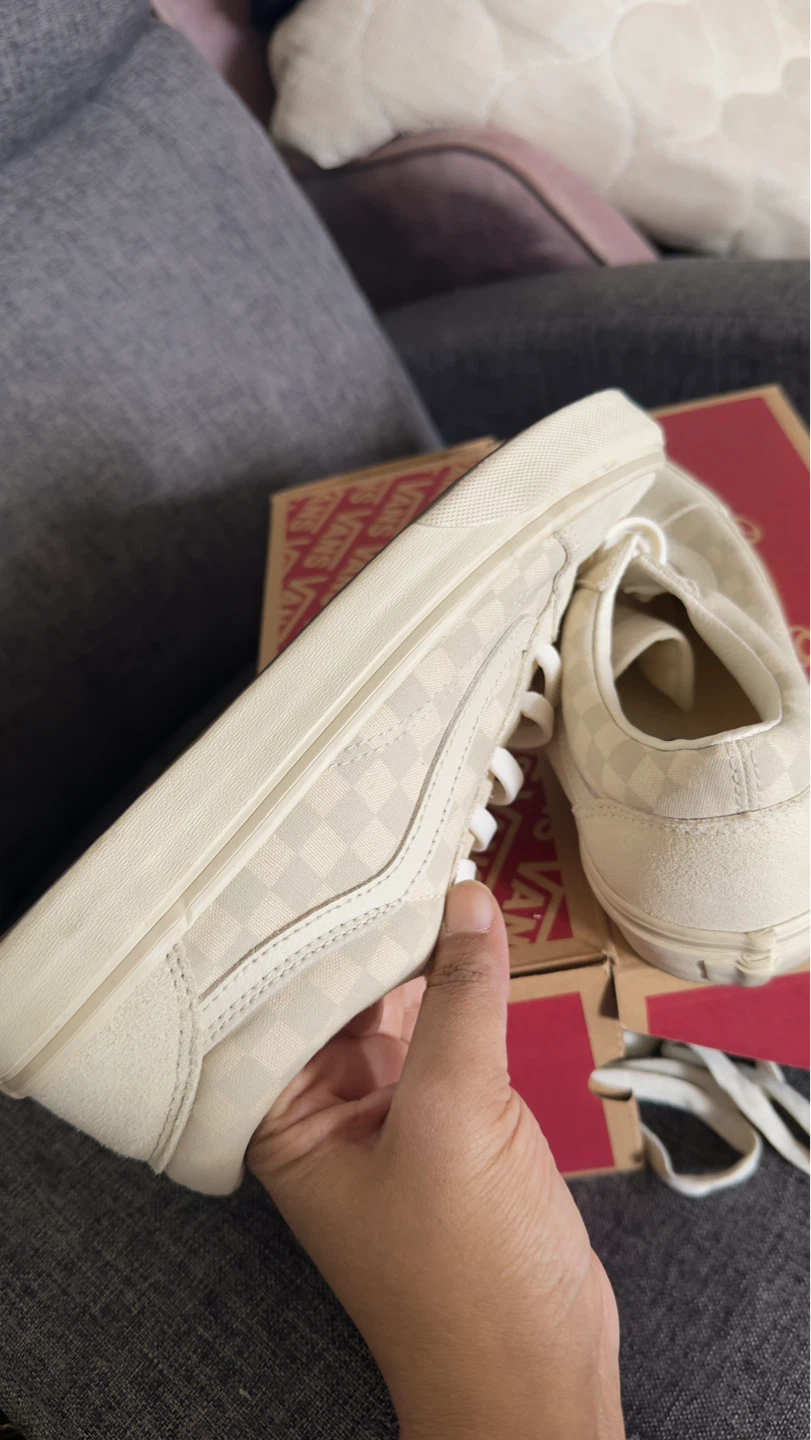 Vans Old Skool Checkerboard Sneakers W8 - photo 4