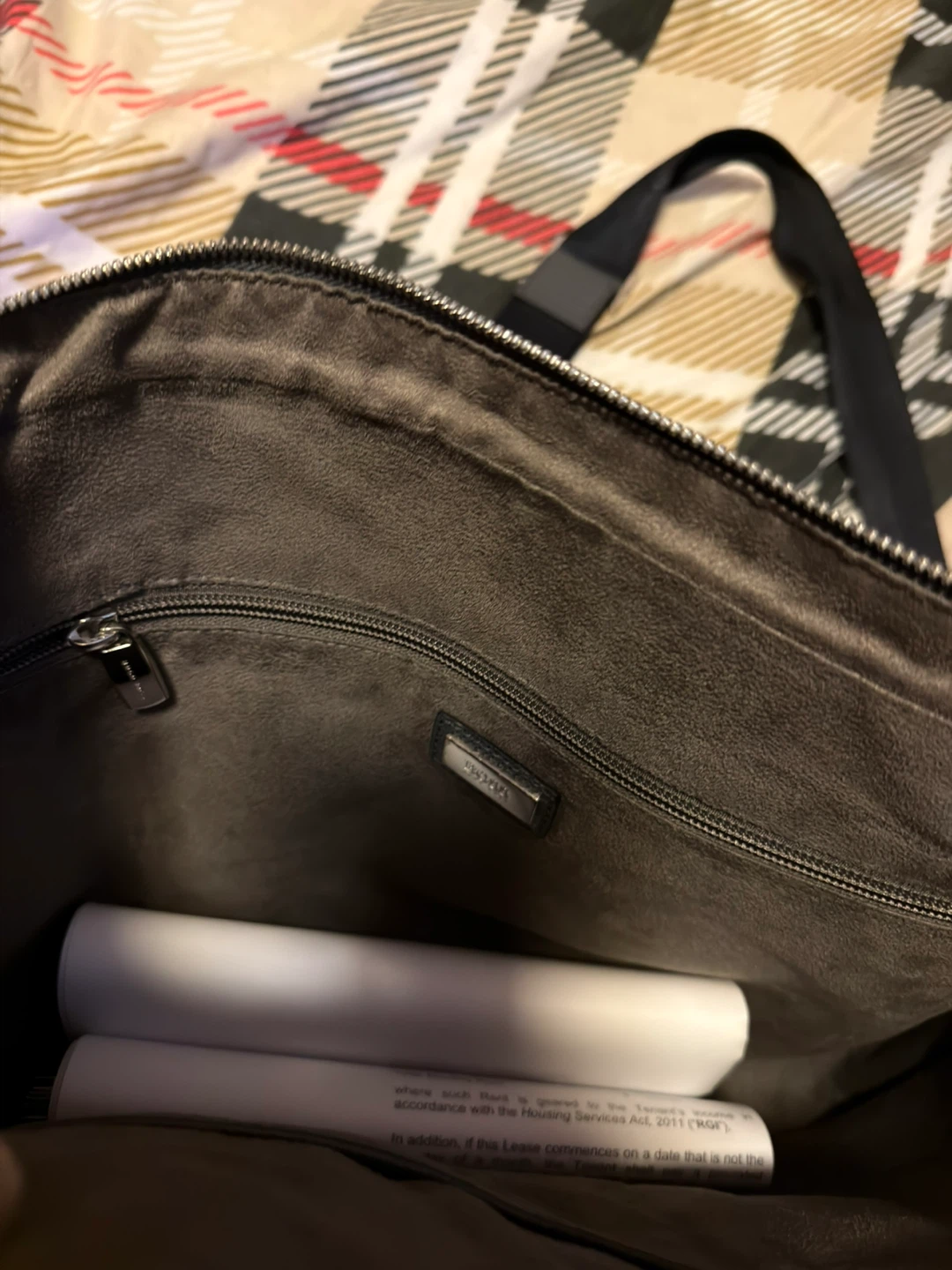 Hugo Boss Leather Briefcase - photo 4
