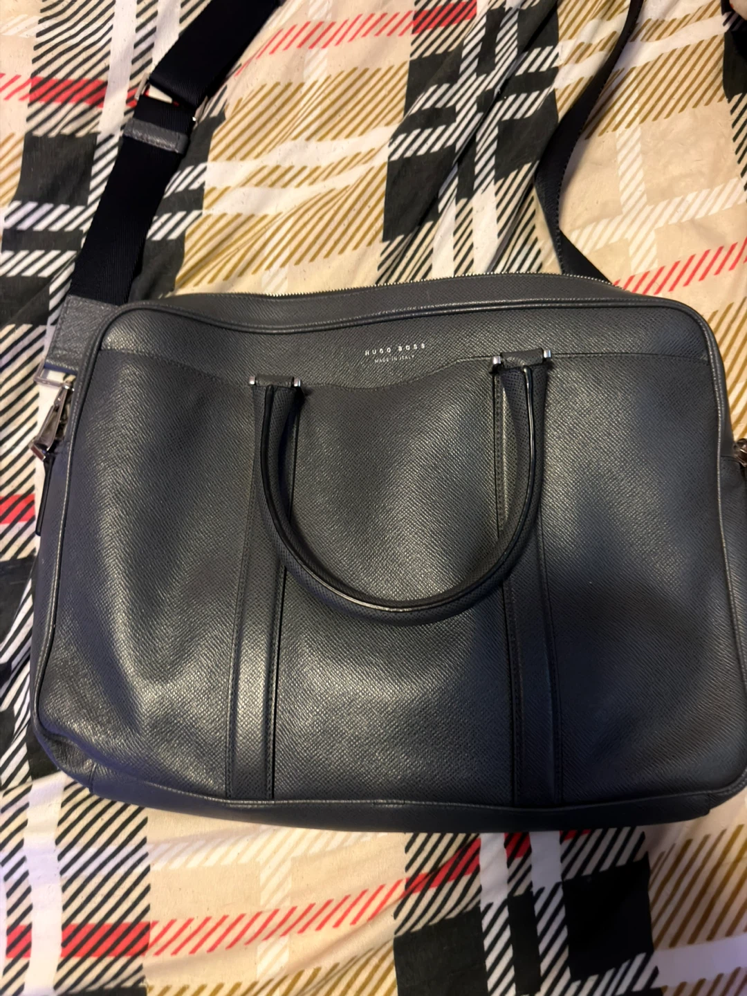 Hugo Boss Leather Briefcase