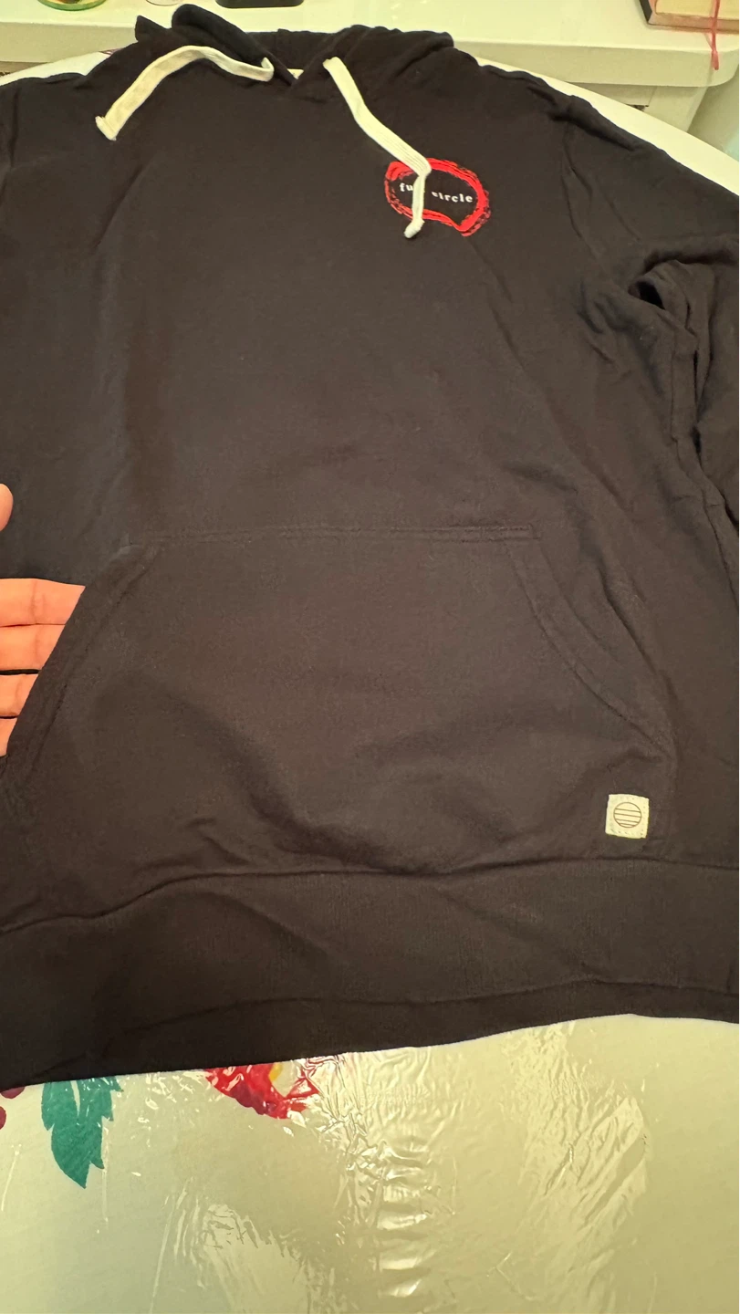 Marine Layer Full Circle Black Hoodie Size S - photo 3