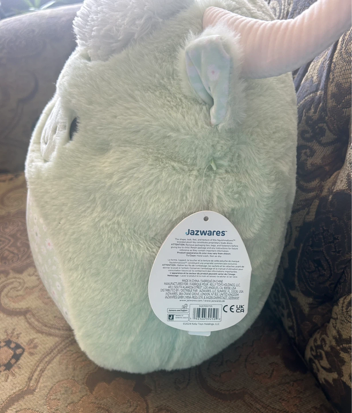 Jazwares Squishmallow 12" Plush Toy - Green Bull - photo 2