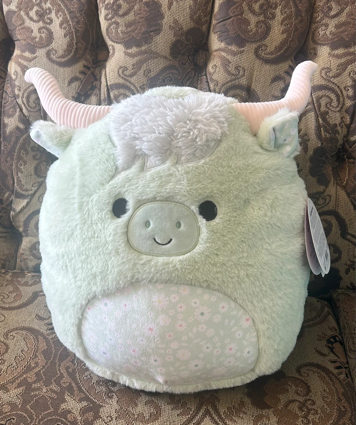 Jazwares Squishmallow 12" Plush Toy - Green Bull