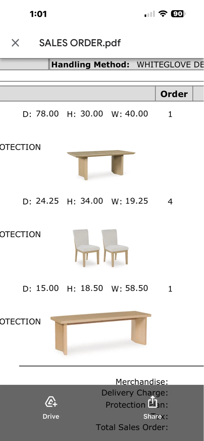 Dining Chair Set - Light Beige Fabric - photo 4