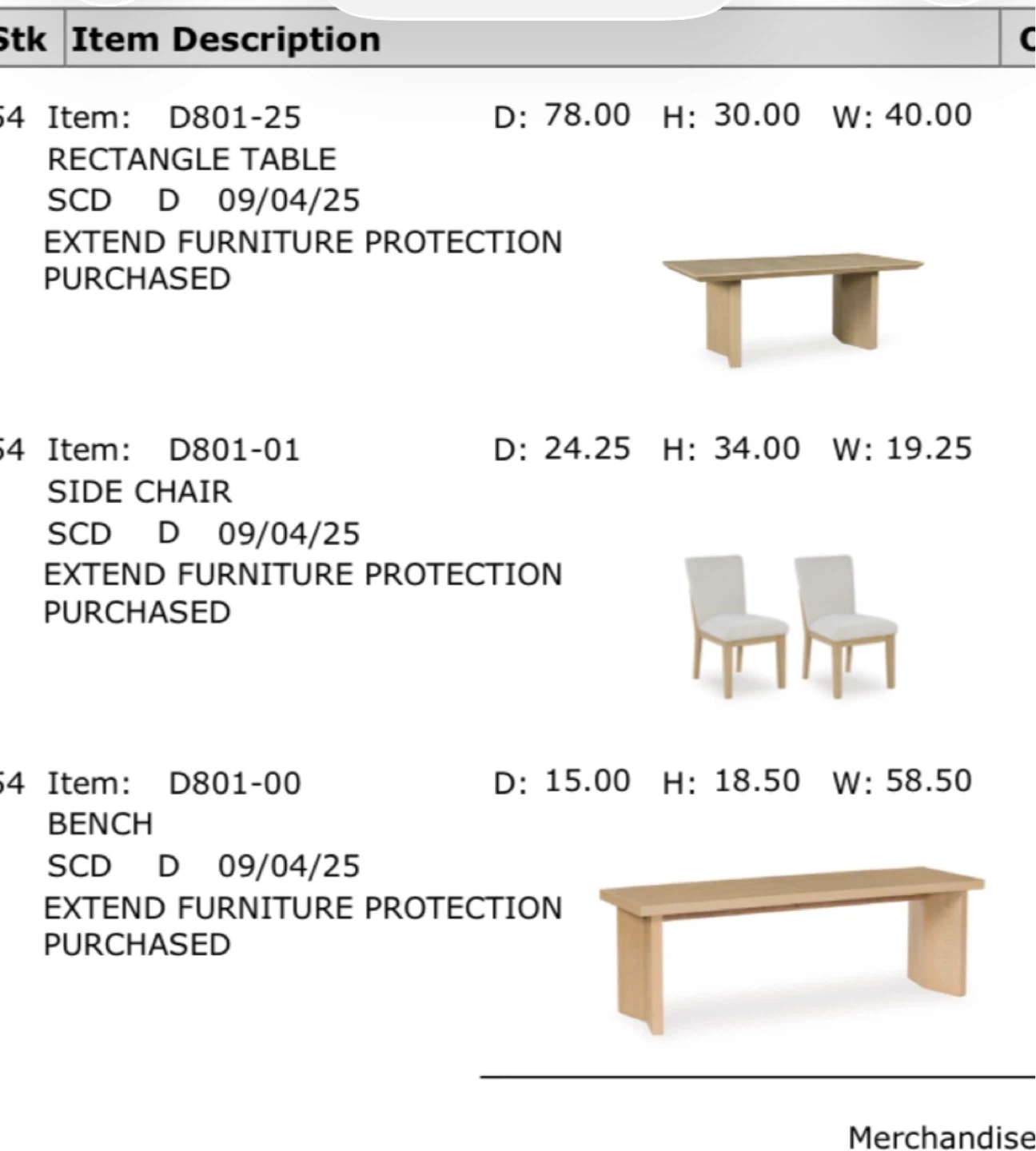 Dining Chair Set - Light Beige Fabric - photo 5