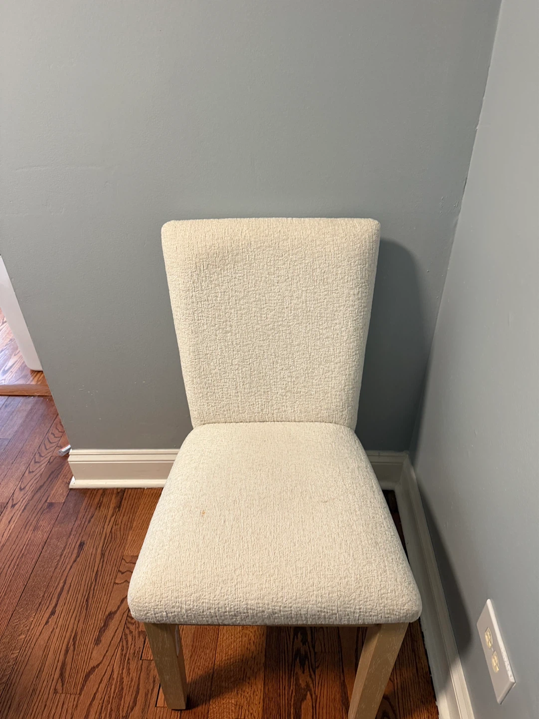 Dining Chair Set - Light Beige Fabric - photo 3