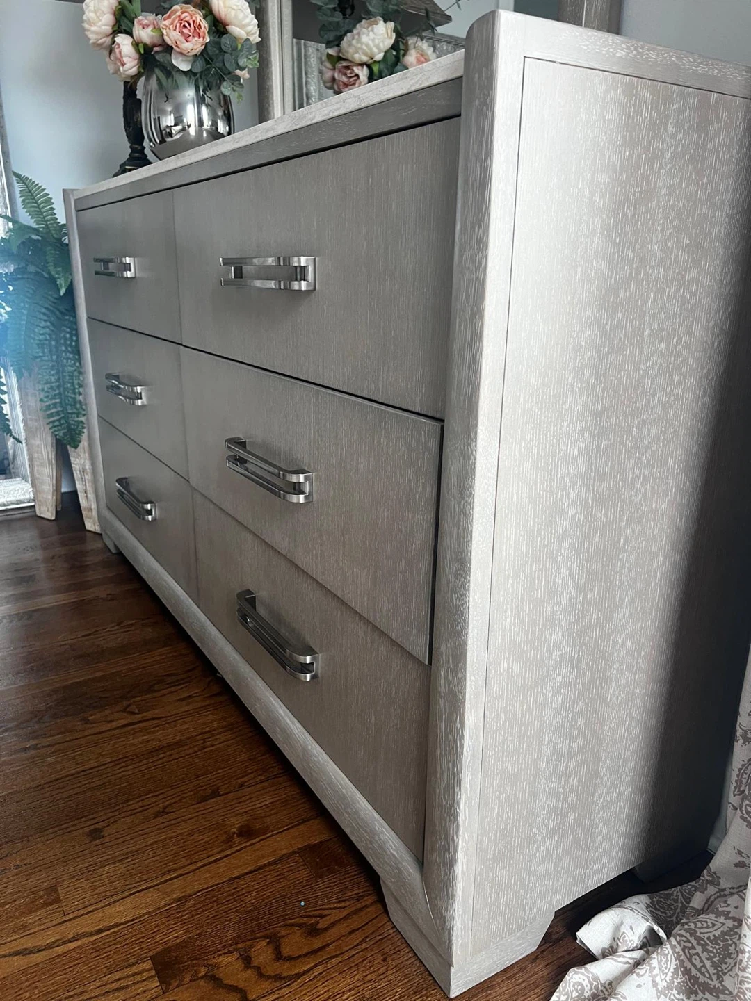 Wooden Dresser with Mirror - photo 2