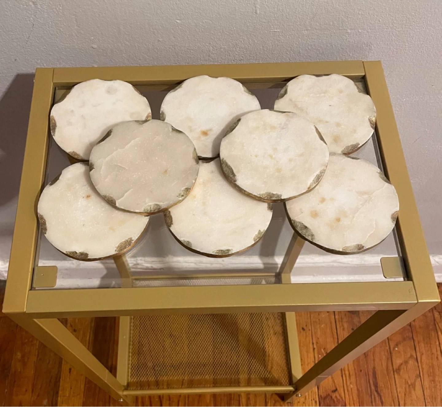 Gold & Marble(Set of 8)Coasters $20 - photo 3
