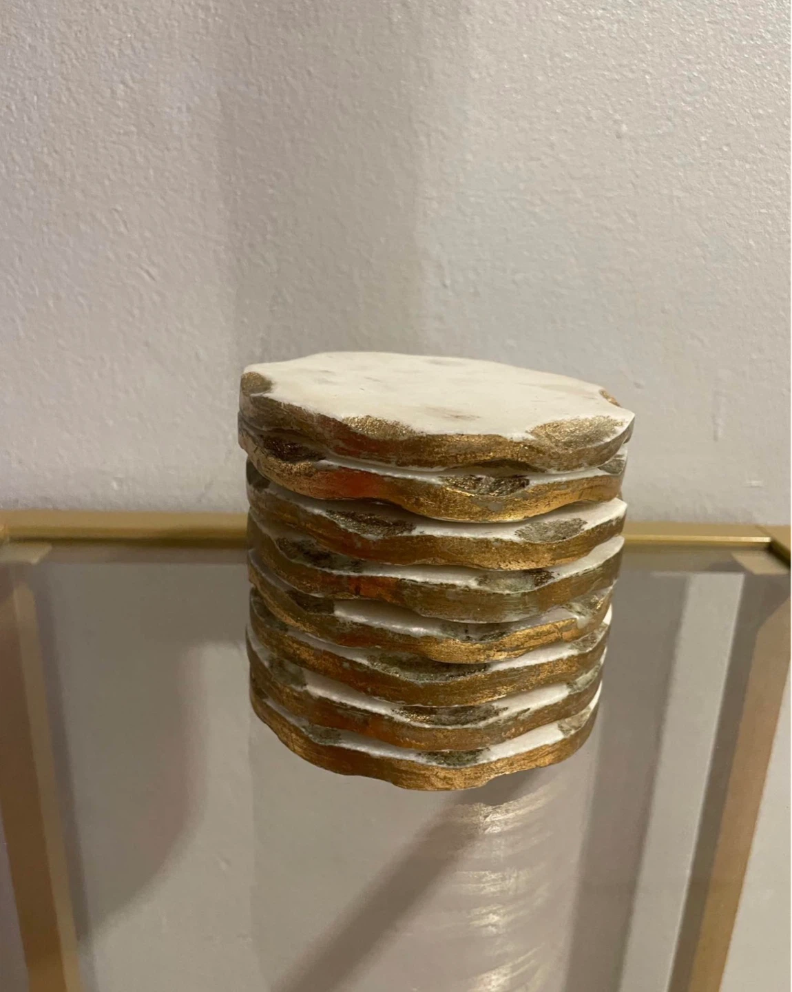 Gold & Marble(Set of 8)Coasters $20 - photo 4