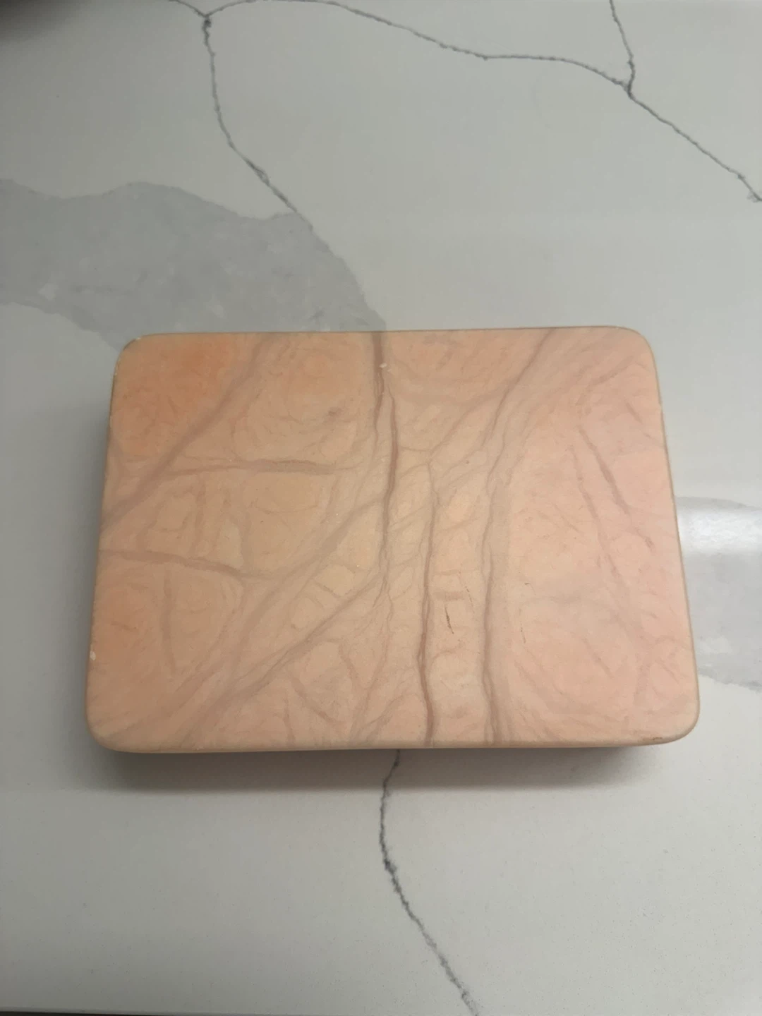 Genuine Alabaster Marble Jewelry Box – Decorative Trinket Box - photo 4