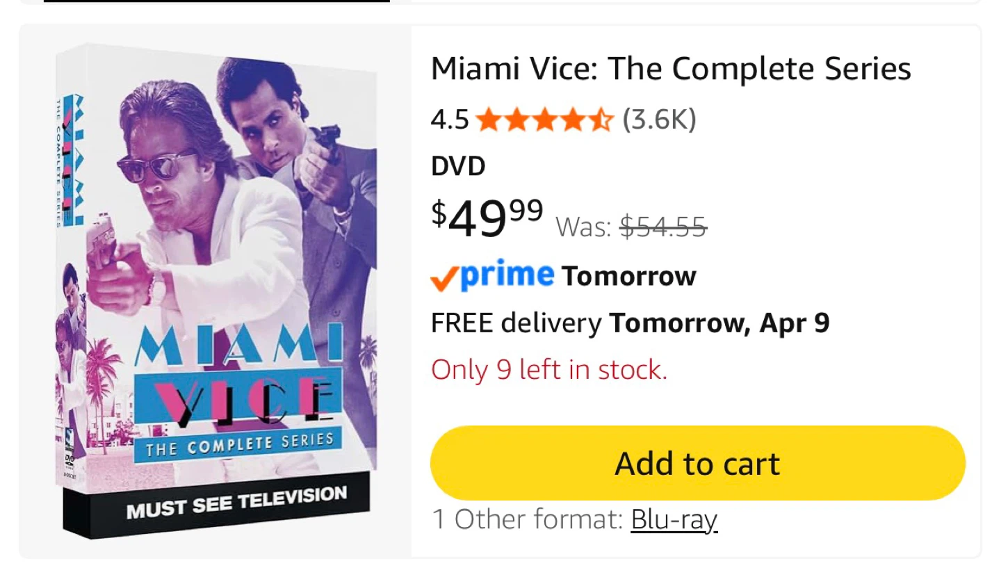 Miami Vice: The Complete Series DVD Set - photo 3