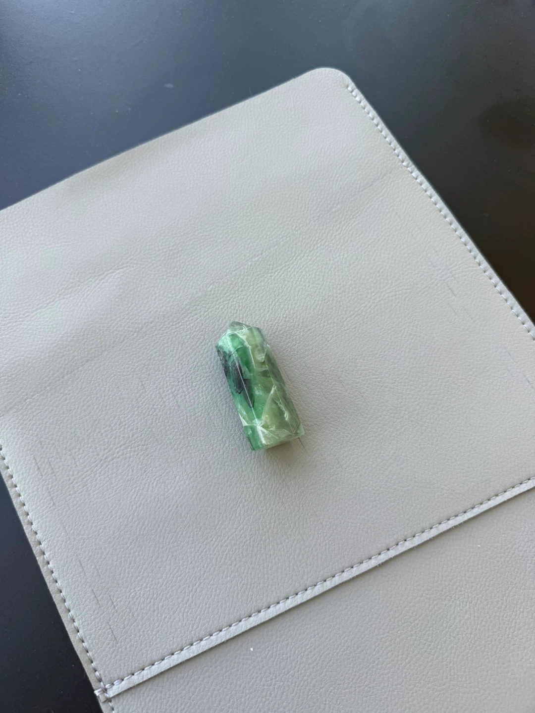 Green Fluorite Crystal Point