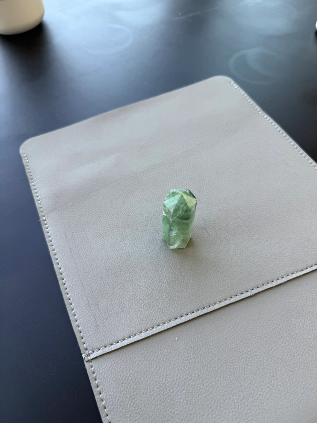 Green Fluorite Crystal Point - photo 3
