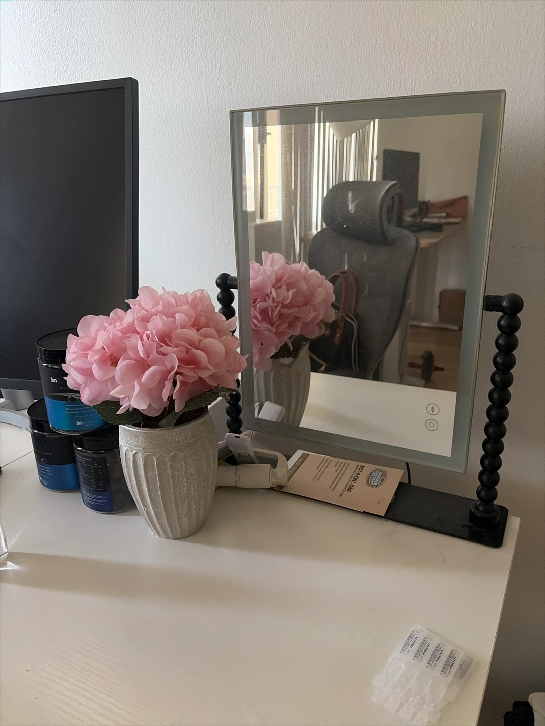 LED Makeup Mirror with Adjustable Stand