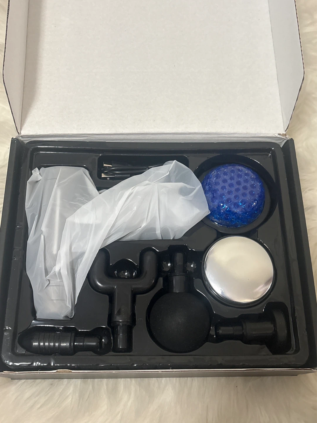 Massage Gun with Hot Compress and Cold Compress Attachments - photo 2