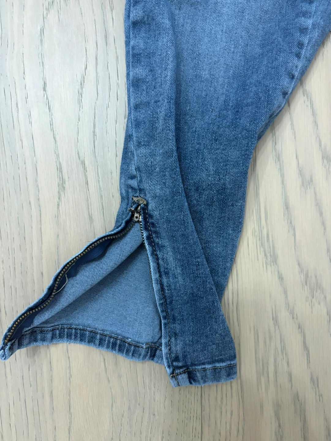 ZARA Boys Blue Denim Cargo Pants - Size 13-14 - photo 2