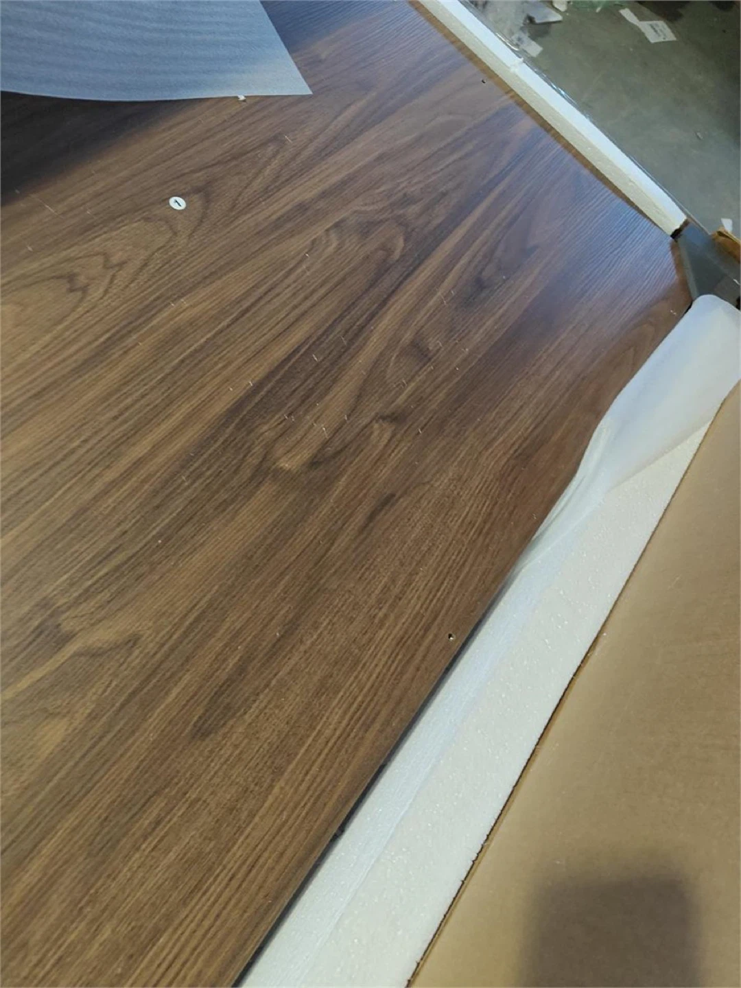 Structure Rectangular Walnut Dining Table - photo 4