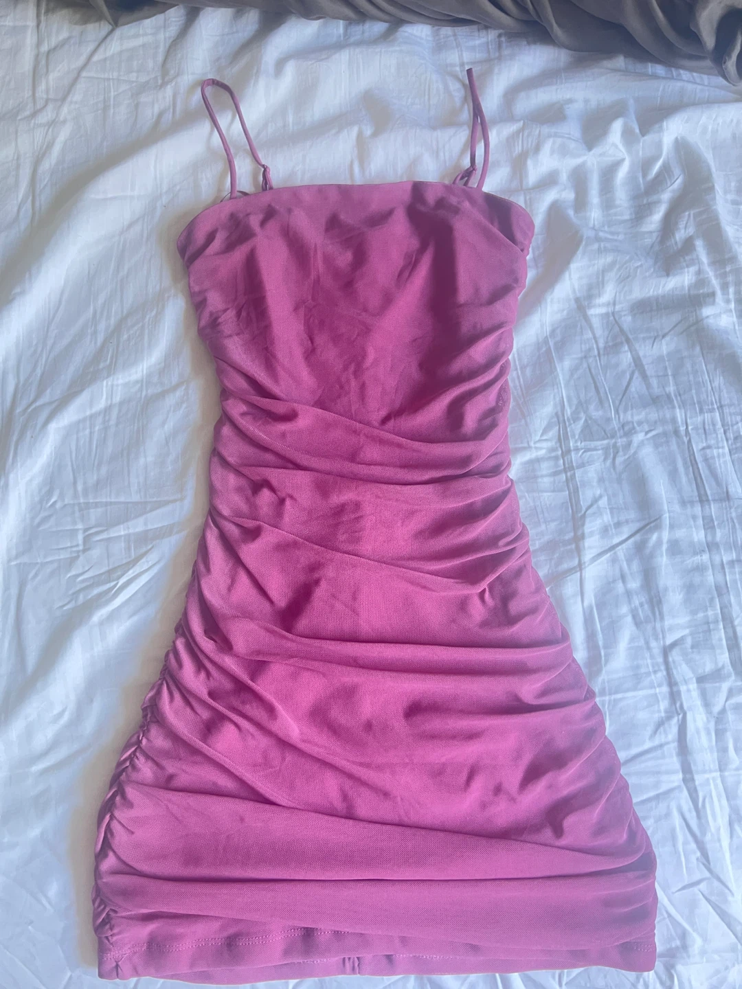 Streetwear Society Ruched Mini Dress - XS