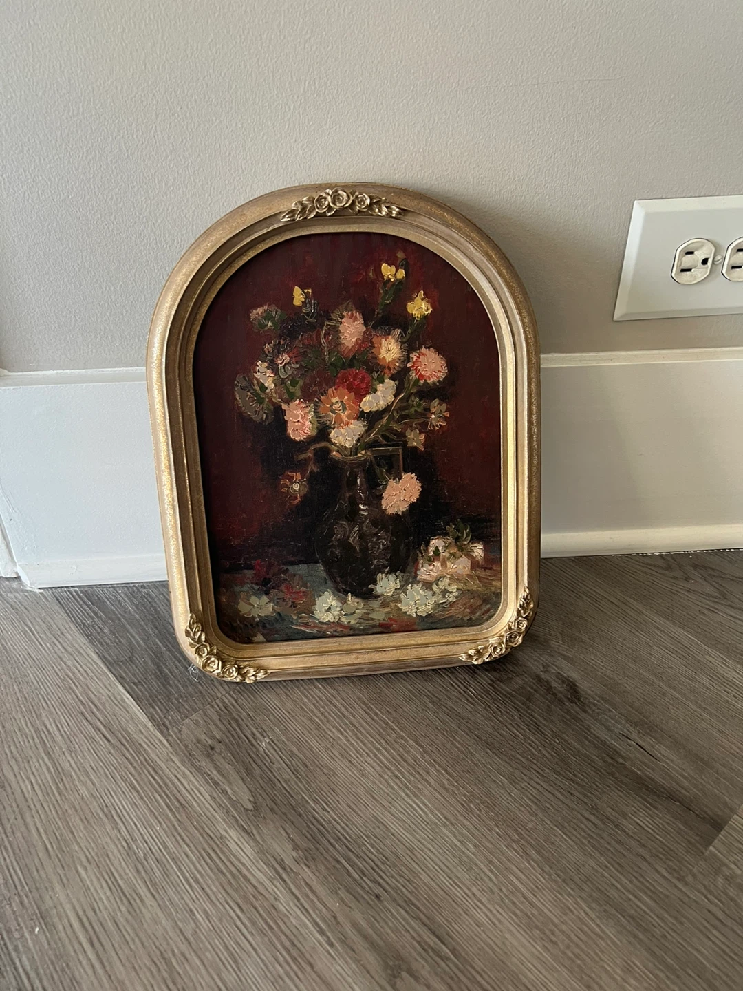 Vintage Framed Floral Still Life Painting