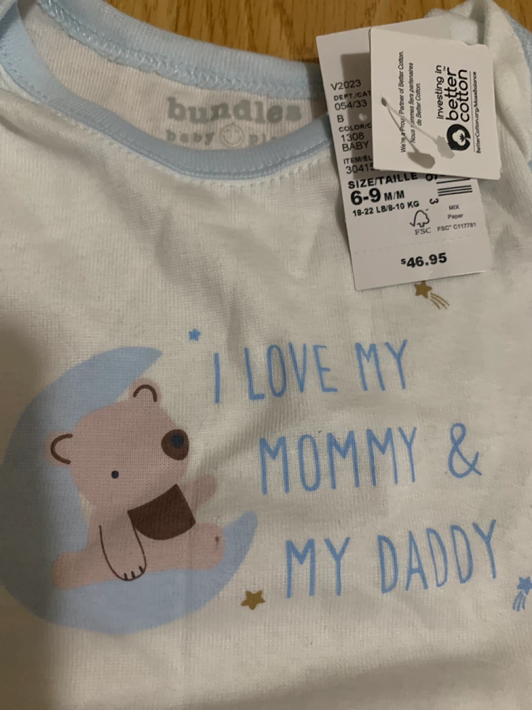 Bundle Me Baby Bodysuit & Pants Set - Size 6-9 Months - photo 3