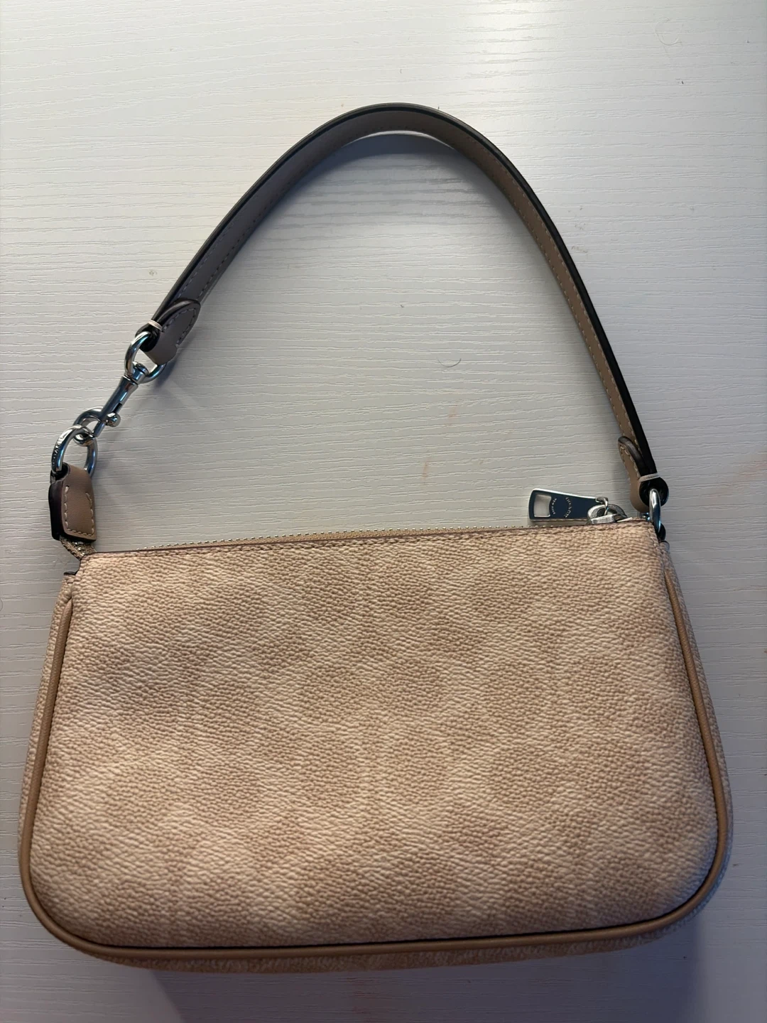 Coach Signature Pattern Wristlet Bag - photo 2
