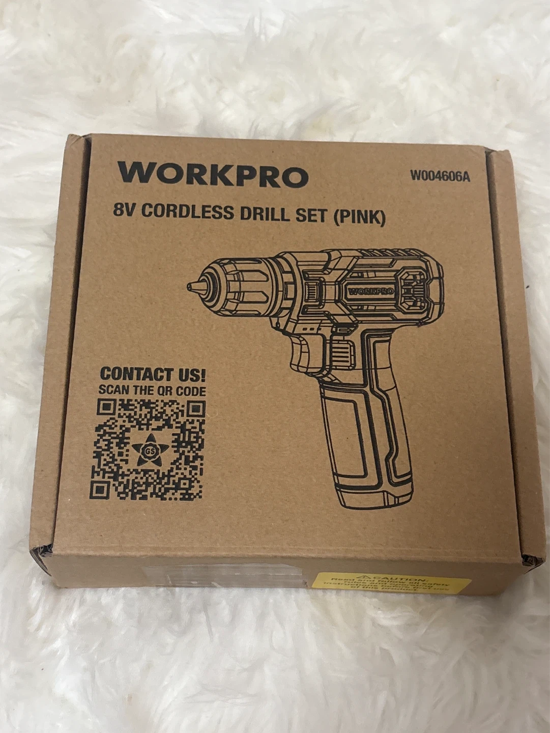 WORKPRO 8V Cordless Drill Set (Pink) - photo 2