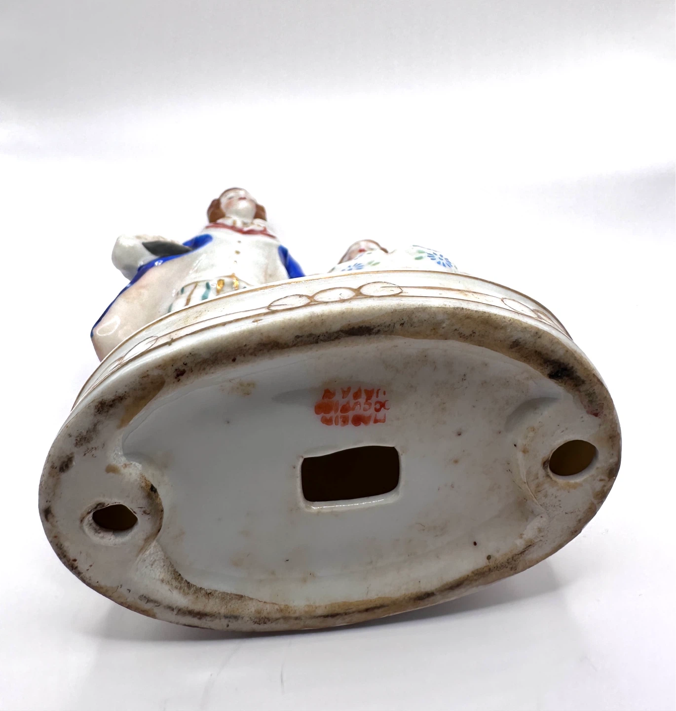 Vintage Victorian Man Woman Figurine Made in Occupied Japan - photo 5