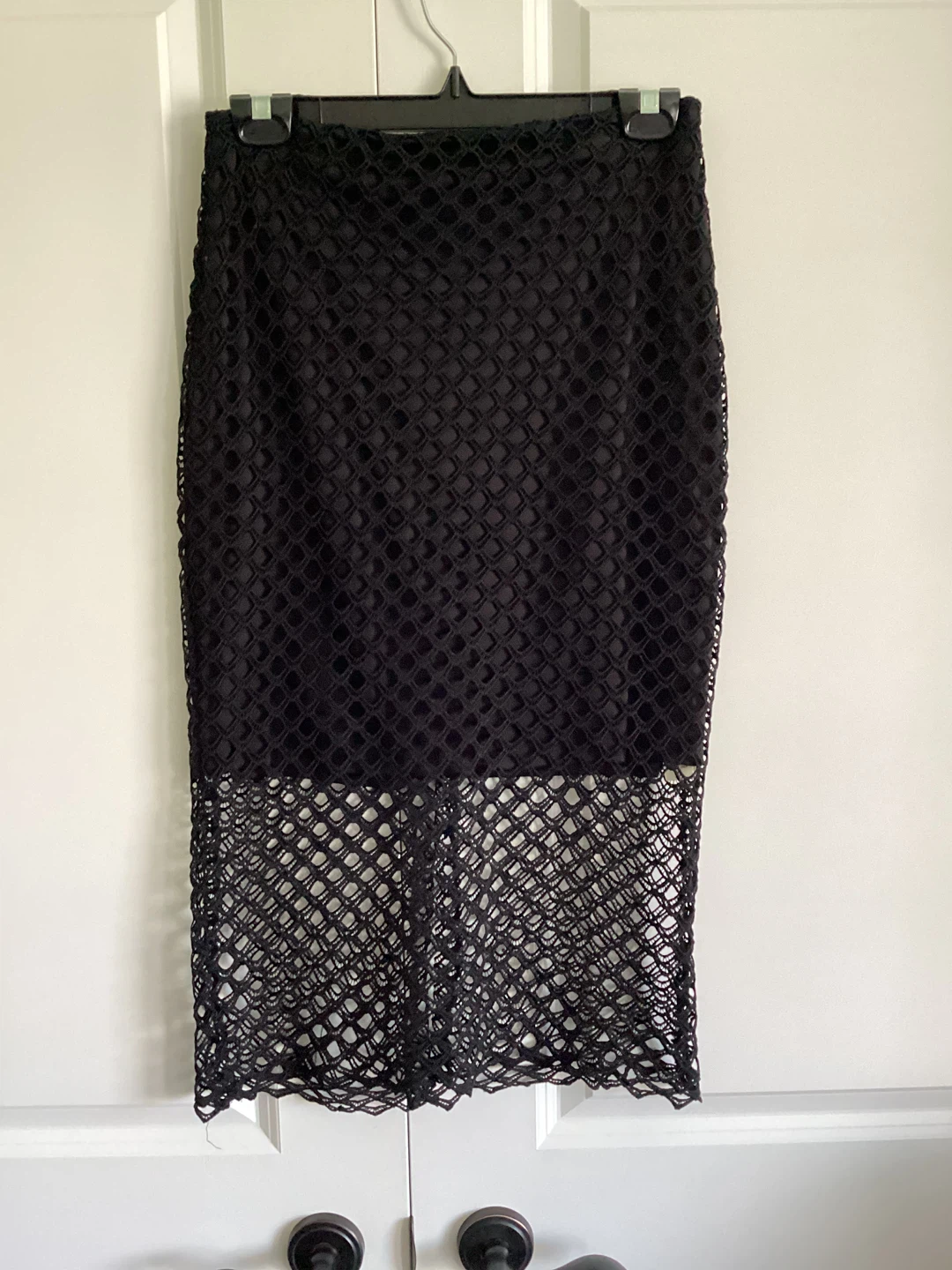 ADIVA BLACK LACE SKIRT