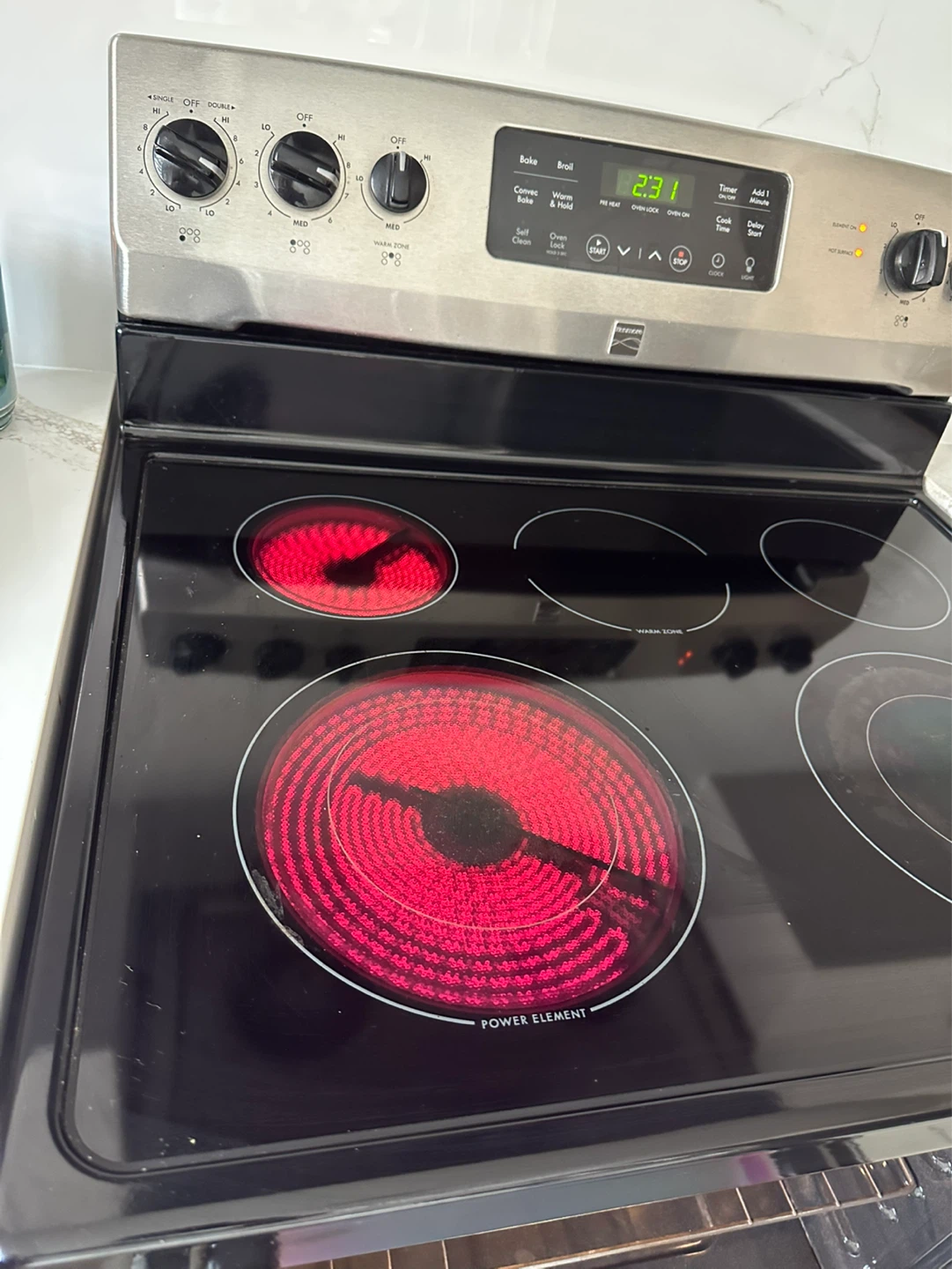 Kenmore Electric Stove – Glass Top – Fully Working