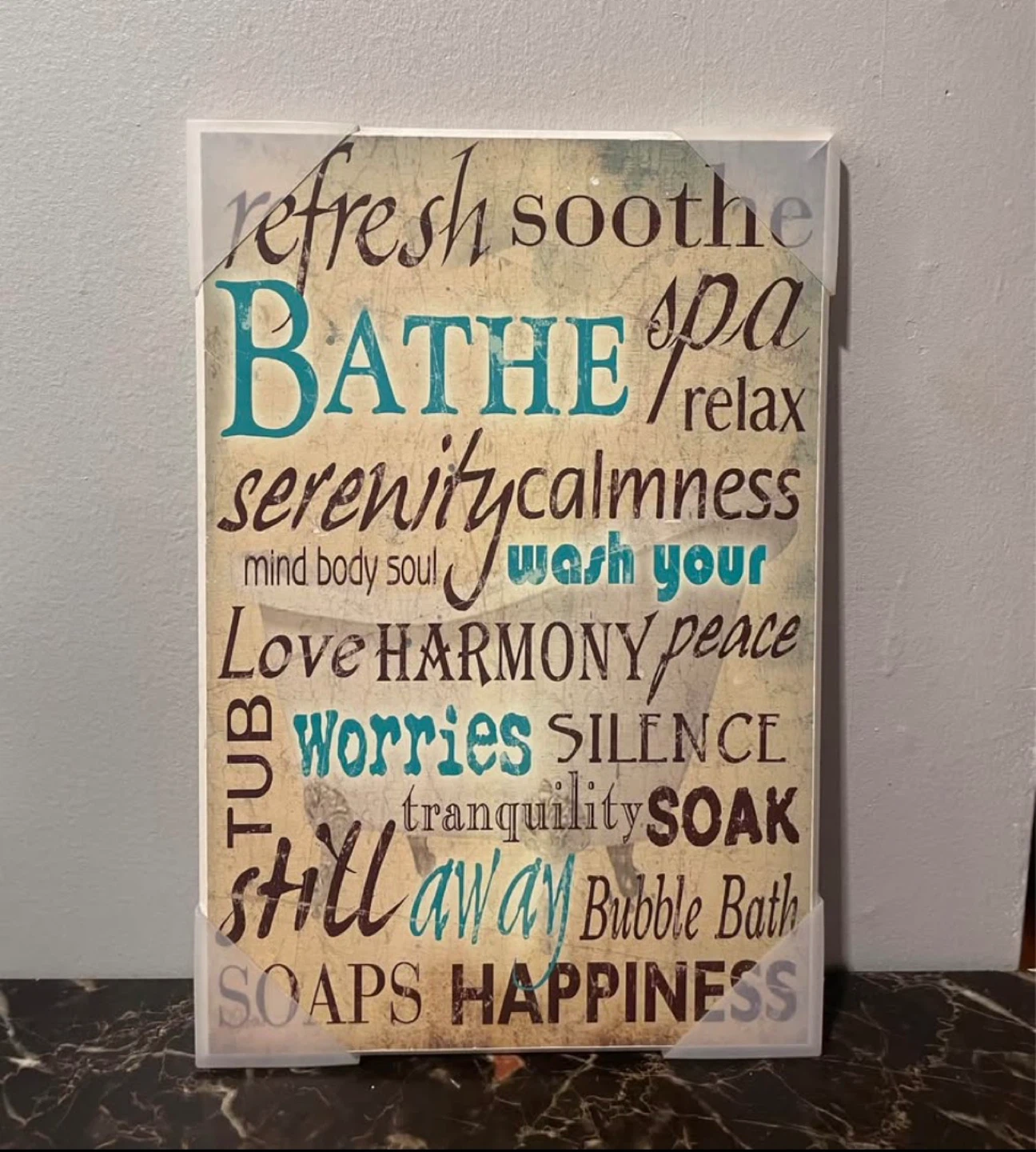 Bathroom Wall Art $10