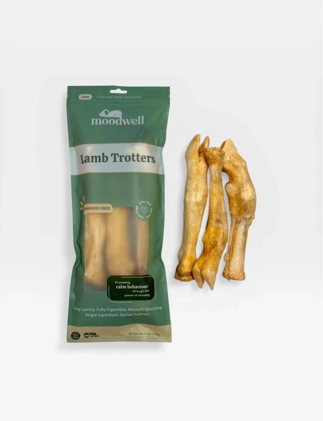 Moodwell Lamb Trotters All Natural Dog Chews