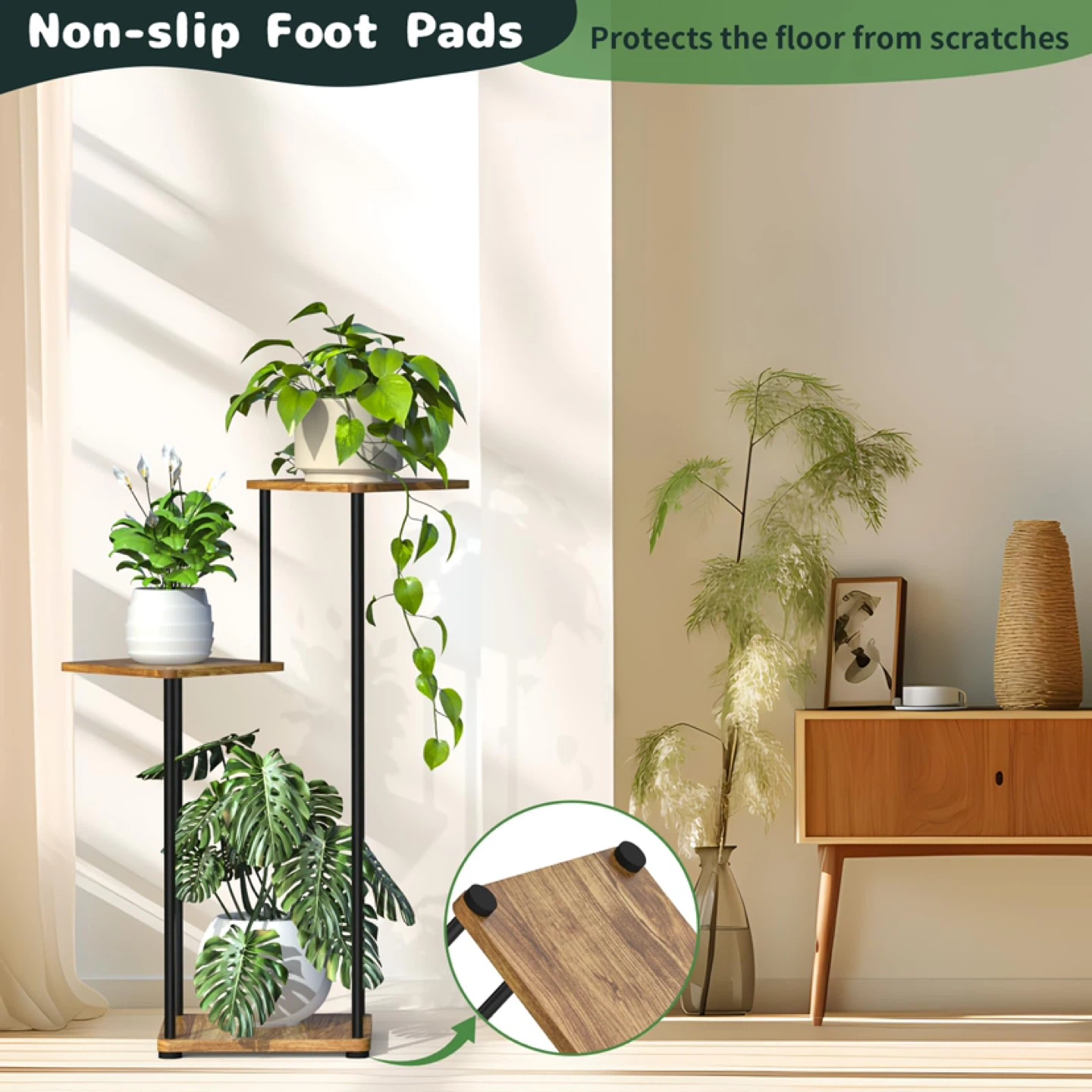 3-Tier Tall Plant Stand Indoor - photo 4
