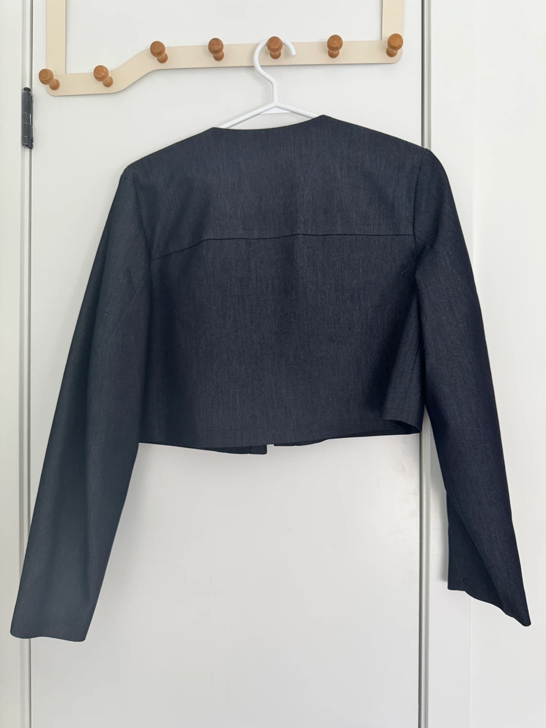 Zara Cropped Denim Jacket - Size S - photo 3