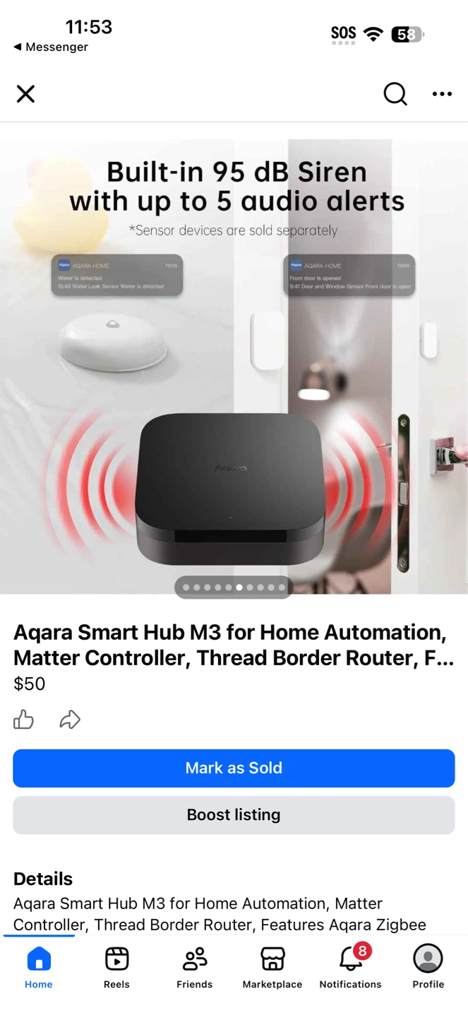 Aqara Smart Hub M3 Home Automation Controller