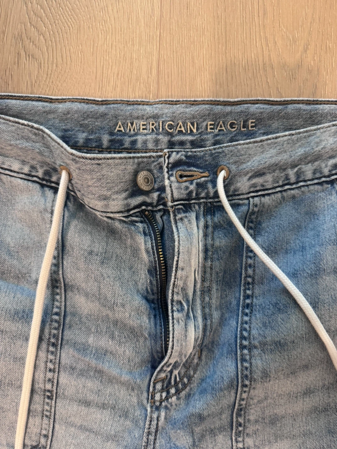 American Eagle Acid Wash Cargo Jogger Pants Size 12 - photo 3