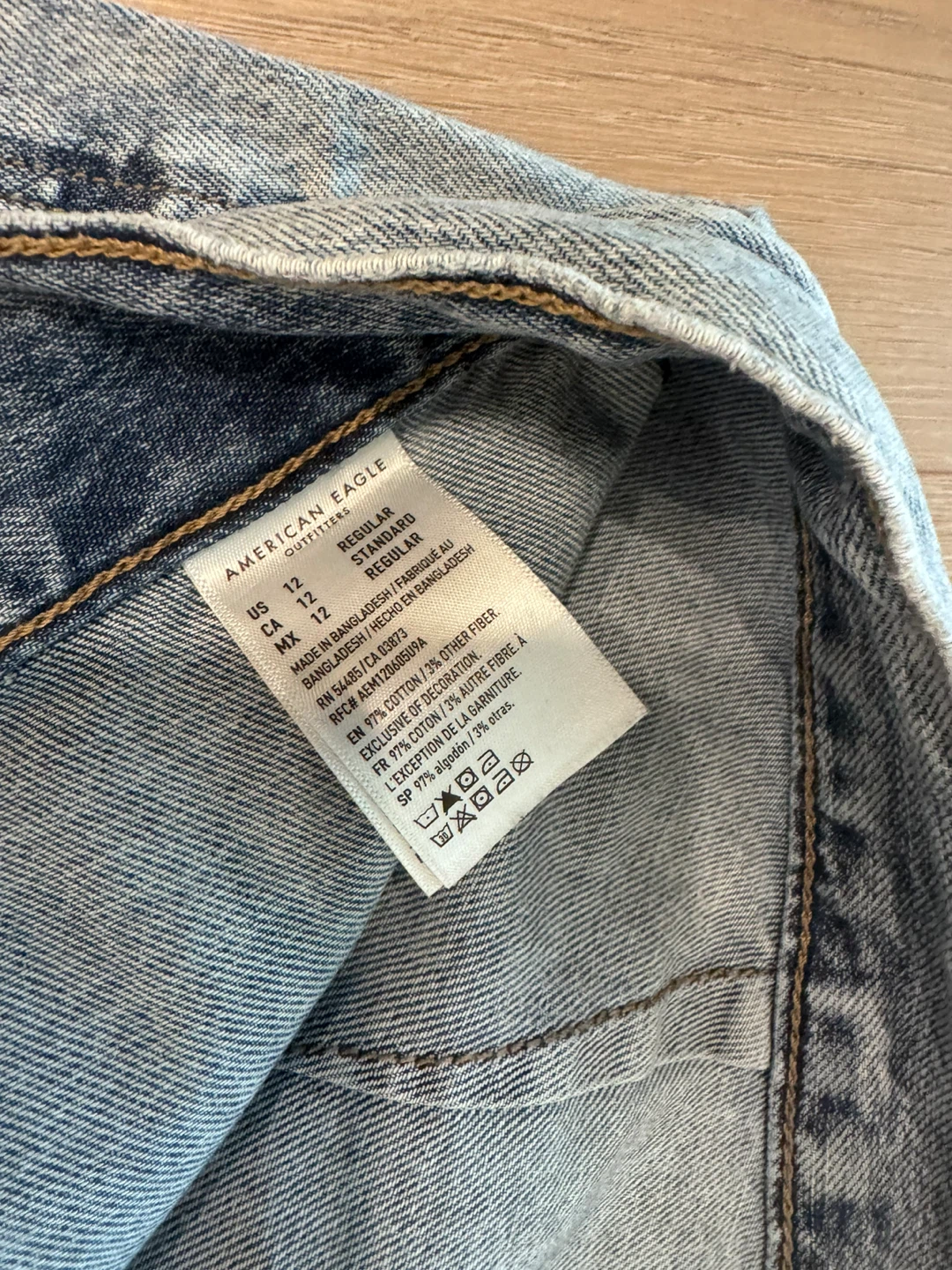American Eagle Acid Wash Cargo Jogger Pants Size 12 - photo 4