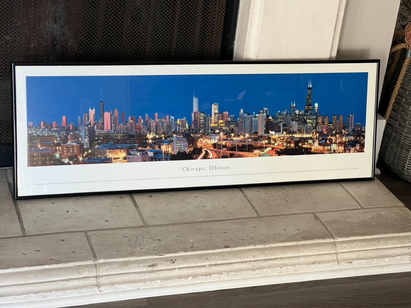 Chicago, Illinois Skyline Panoramic Art Print