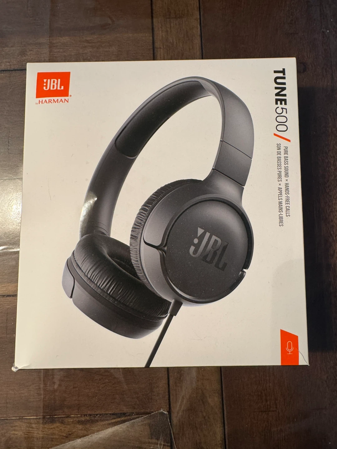 BNIB JBL TUNE 500 On-Ear Headphones - Black