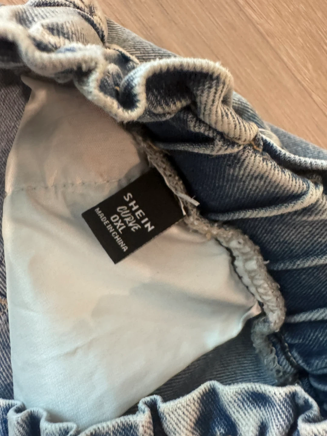 SHEIN Curve Acid Wash Jogger Jeans - 0XL - photo 3