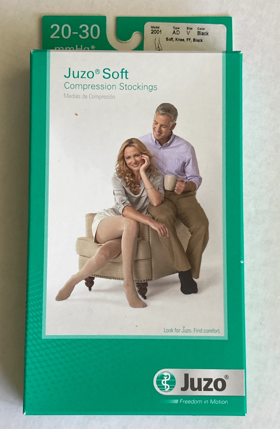 Juzo Soft Compression Stockings - Black, Size V