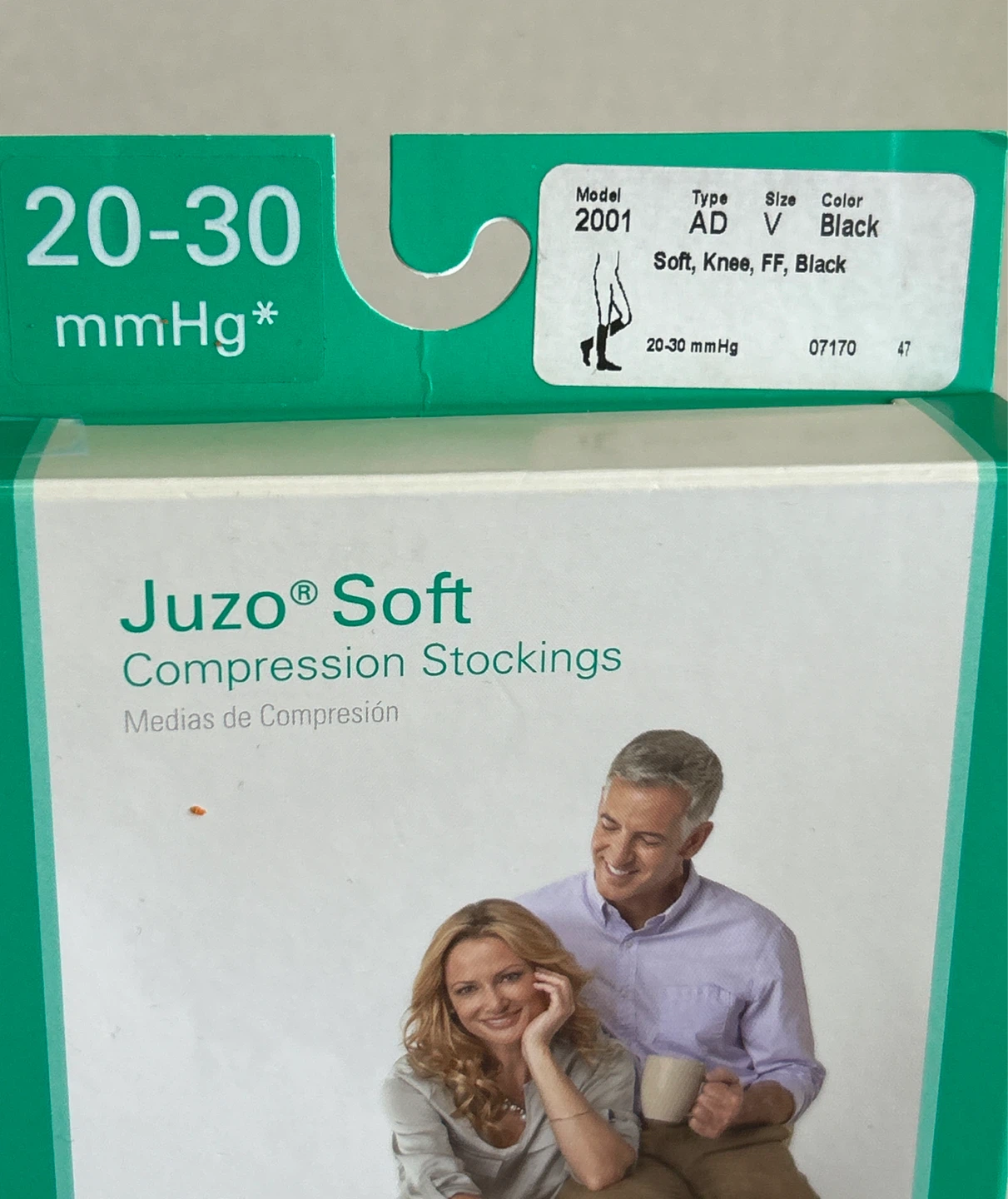 Juzo Soft Compression Stockings - Black, Size V - photo 3