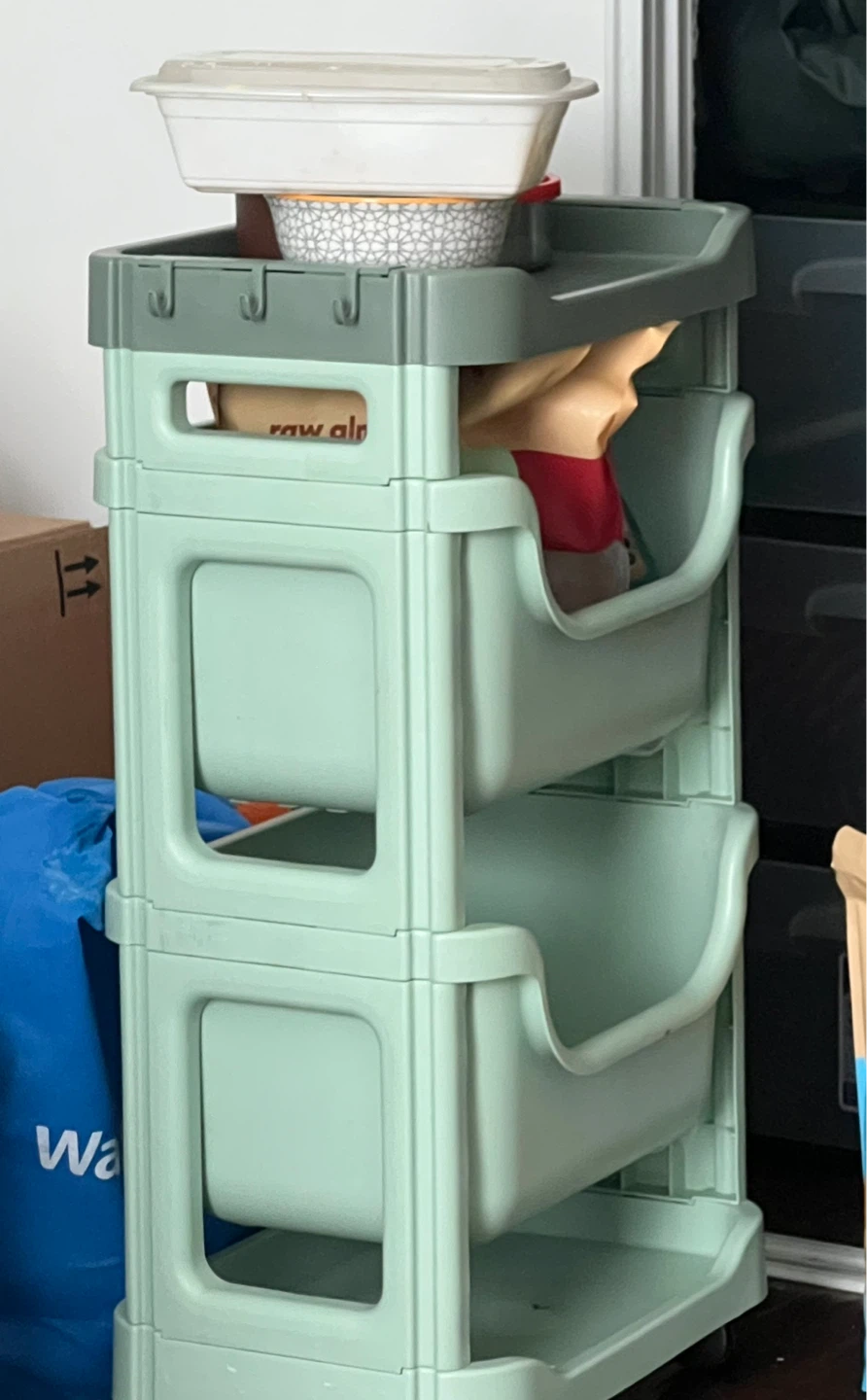 3-Tier Rolling Storage Cart