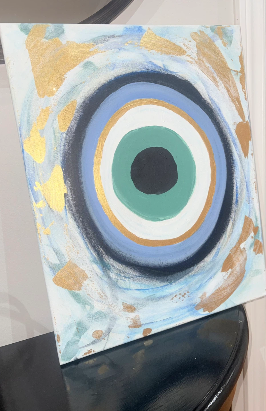 Abstract Evil Eye Painting