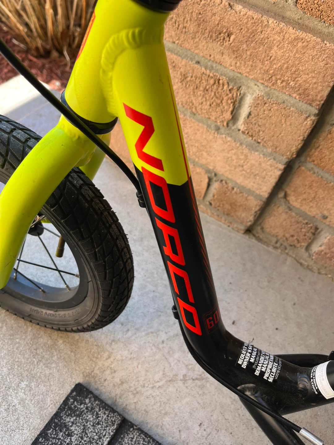 Norco Ninja 12 Run  Balance Bike - Yellow - photo 2