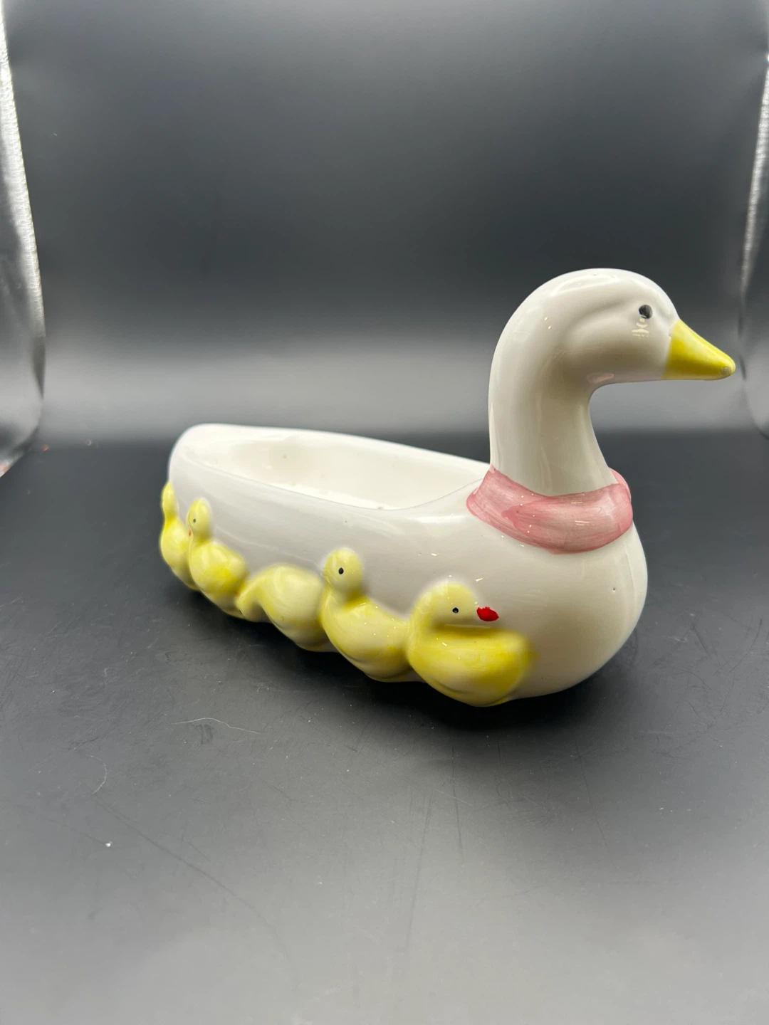 Ceramic Duck and Ducklings Planter/Soap Dish - photo 3