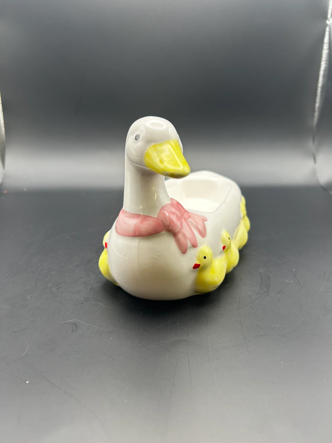 Ceramic Duck and Ducklings Planter/Soap Dish - photo 2