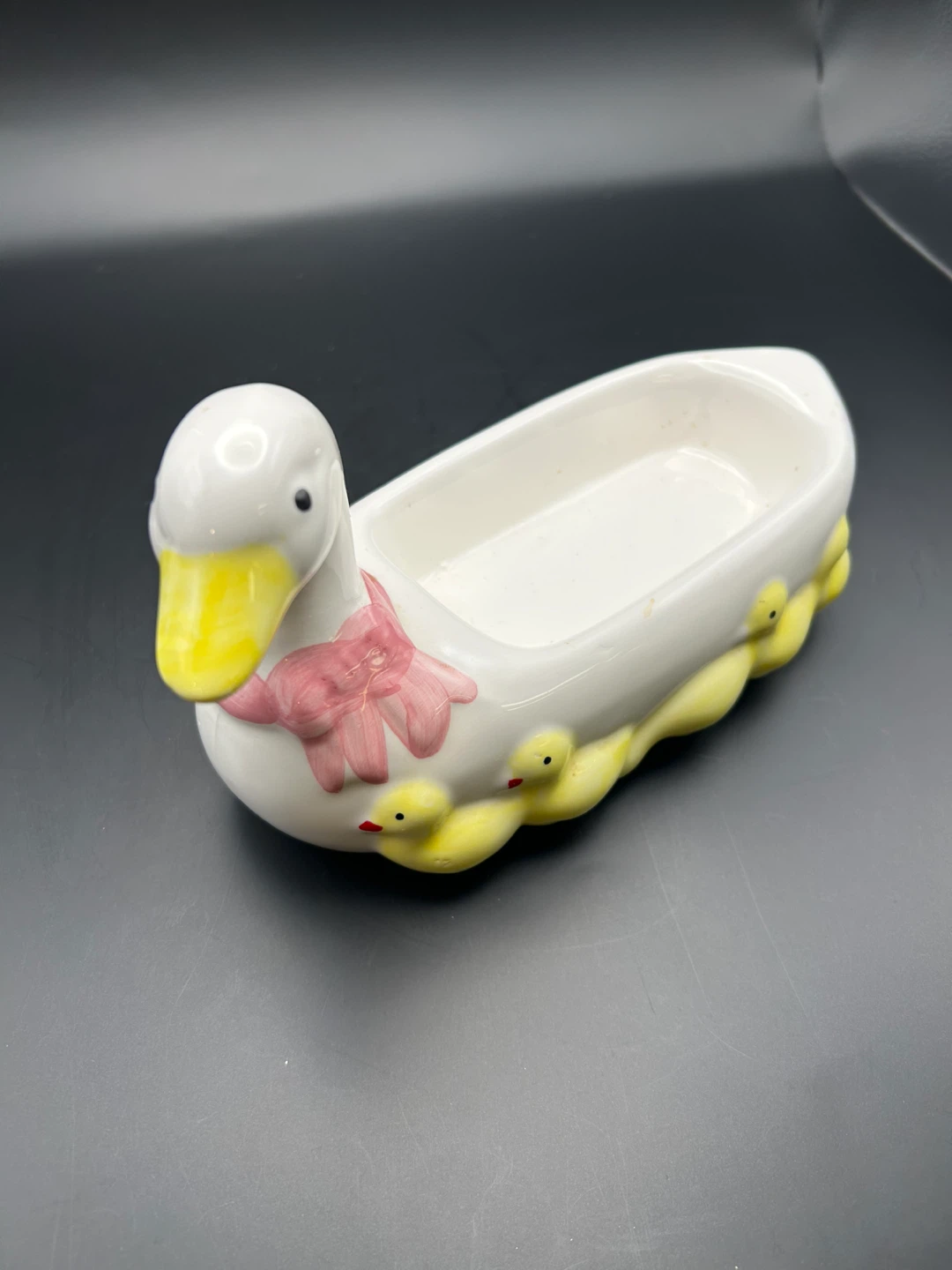 Ceramic Duck and Ducklings Planter/Soap Dish - photo 5